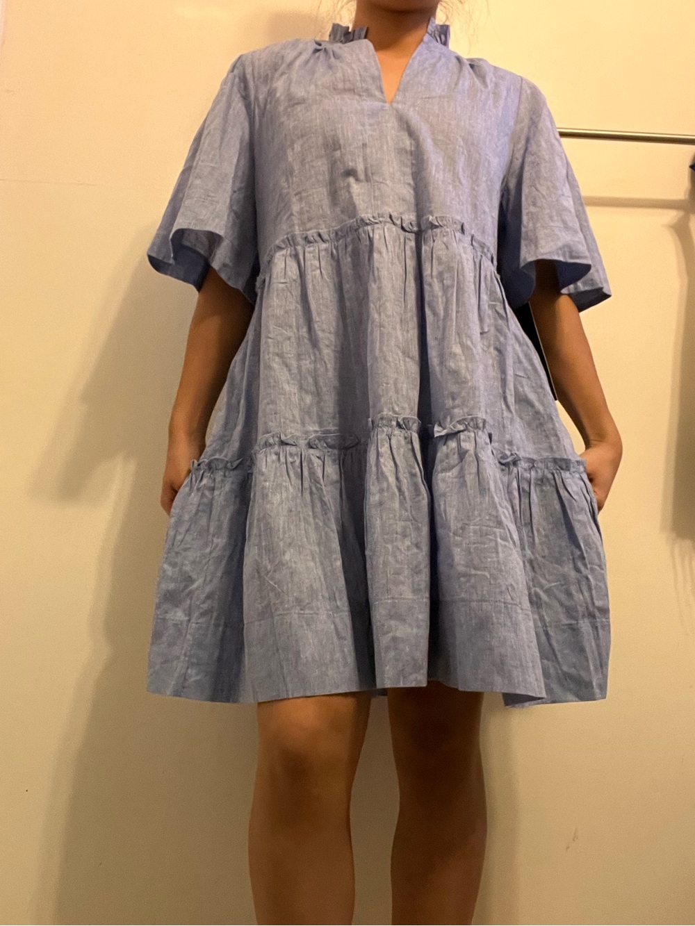 JY26 Tuckernuck Chambray Crawford Dress - Picture 7 of 10